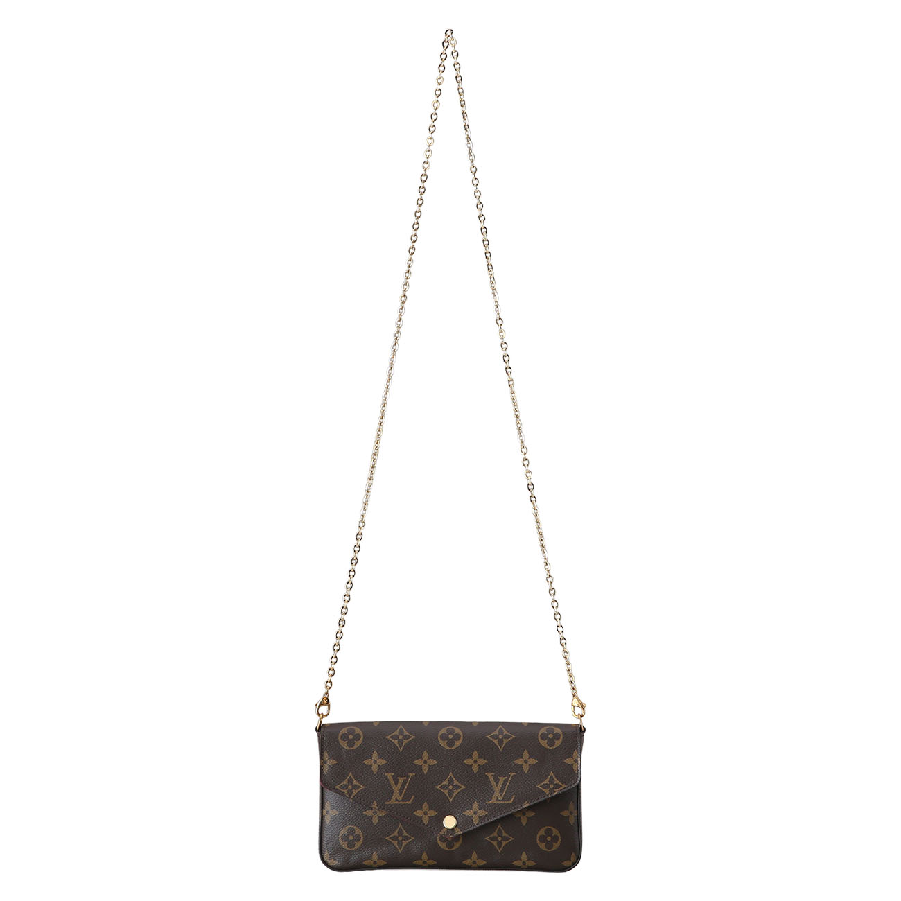 LOUIS VUITTON(USED)루이비통 모노그램 체인 월릿 크로스백